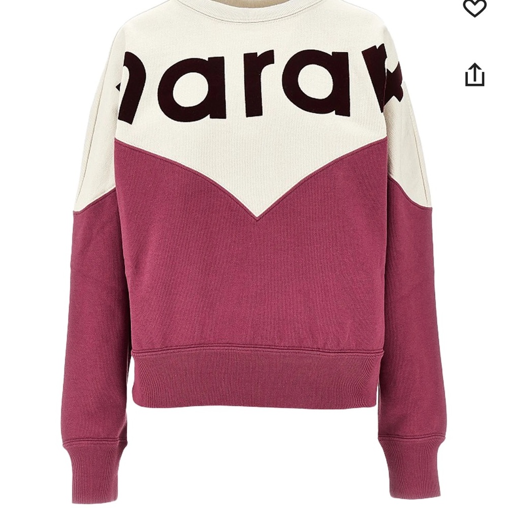 Isabel Marant Cream and Pink Sweater